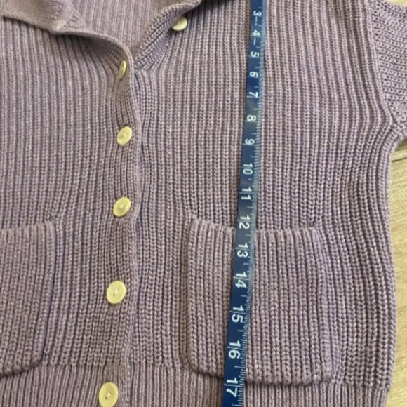 Madewell Ribbed Polo Cardigan Sweater - Picture 9 of 9